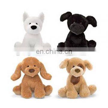 2016 new collections 4 pcs per set plush puppy dog toys