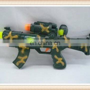 flashing plastic electric fireworks toy gun