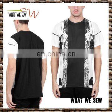 mens sublimation printing t-shirts short sleeve dri fit t shirts dri fit sports t shirt
