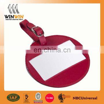 round pvc luggage tags