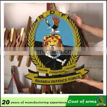 african country national embelm, custom metal national symbol, metal craft heraldry (HH-Emblem-118)