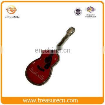 Custom Guitar Shape Sticker Enamel Metal Pin Badges