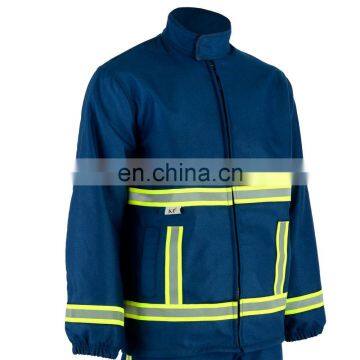 Fireman Uniform Fire Fighting Suit Fire Protection Clothing Firefighter Suit Firefighter Uniform Fireproof Reflective Tape 2018 photo-2