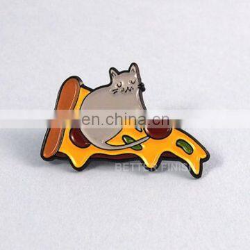 Promotional casting gifts custom metal enamel pin badge