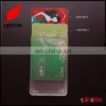 Factory Custom Double Sided Rigid ID Badge Holder photo-3