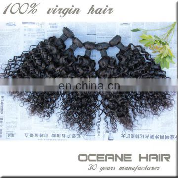 Silky and smooth new arrival most fashionable large stock top grade wholesale supply kinky curly human hair weave