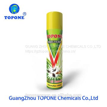 Topone Brand 300ml OEM household product insecticide aerosol spray