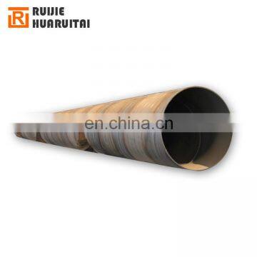 40 inch API 5l spiral welded steel pipe, 10 mm thick welded steel tubes 1016 mm OD