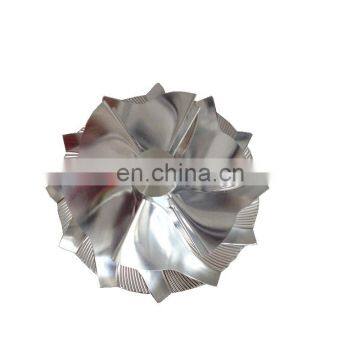 TD05H-20G 49179-43400 52.56/68.01mm 6+6 BLADES Turbocharger performance design milling/aluminum 2618/billet compressor wheel