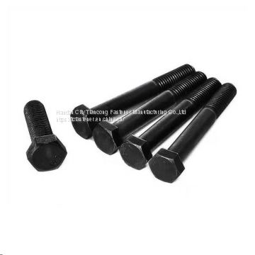 DIN933 black oxide hex bolt