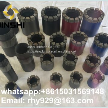 mineral exploration diamond surface impregnated core bits AQ/BQ/PQ/HQ/NQ series