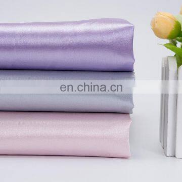 2020 New style fashion 100% polyester woven soft 50d*75d satin fabric for dress