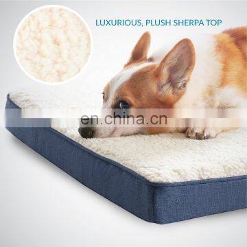 Manufacturer Modern Cushion Cooling Waterproof Sleeper Big Dog Orthopedic Memory Foam Pet Mat Bed