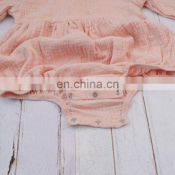 2020 Ins Autumn Full Sleeves Ruffles Baby Girls Bodysuits