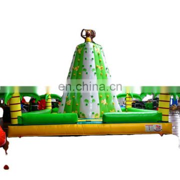 Children mobile forest theme climbing facility inflatable rock climbing walls for sale