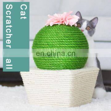 Wholesale New Sisal Mini Cute Small Flower Cactus Cat Tree photo-4