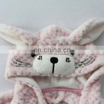 Ultra Soft Rabbit Design Baby Hooded Bathrobe Animal Bathrobe Baby photo-5