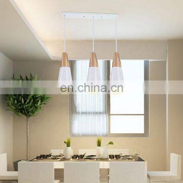 Hot Sale Zhongshan Lighting Factory Slope Pendant Lamps & Wooden Chandeliers Pendant Lights