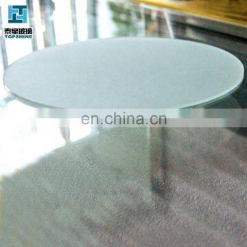 China Supplier Tempered Frosted Acid Etched Glass for Glass Table Top photo-2