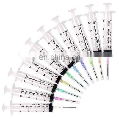 Factory Supply Discount Price disposable syringes with needle CE ISO OEM 1ml 2ml 3ml 5ml 10ml 20ml 50ml 60ml syringe medical