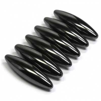 China Manufacturer Price 6cm Type Length Irregular Magnet Rattlesnake Egg Ferrite Magnet photo-2