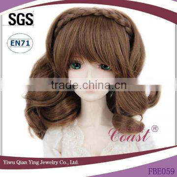 Super Cute Synthetic special design short brown Doll hair Wigs