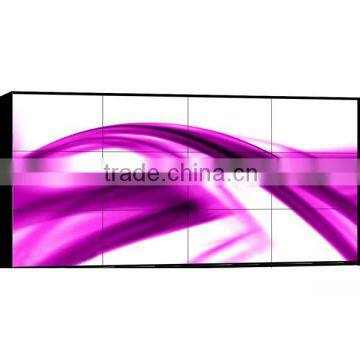 brightness 500nits 3.5mm 55 inch ultra slim bezel LCD tv walls