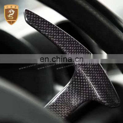 OEM Style Dry Carbon Fiber Interior Shift Paddles Suitable For 458 Italia Spider And Speciale Auto Interior Modification Part