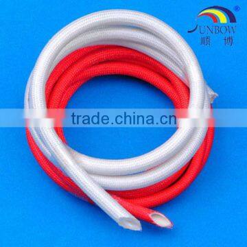 SUNBOW High Temperature Resistant Fire-resistance 12MM Silicone Rubber Glassfiber Sleeve photo-6