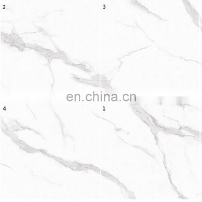 Grey marble polished  porcelain 800x800mm  Continuous pattern floor tile