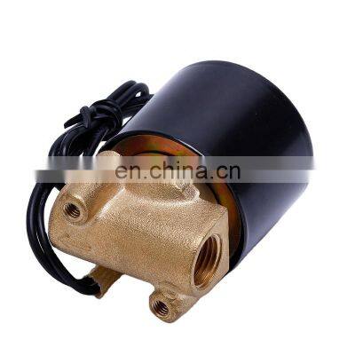 2W025-08 G1/4 DC24V Normally Closed Type Electric Brass Solenoid Pneumatic Valve Solenoid Valve Price For Water/Air