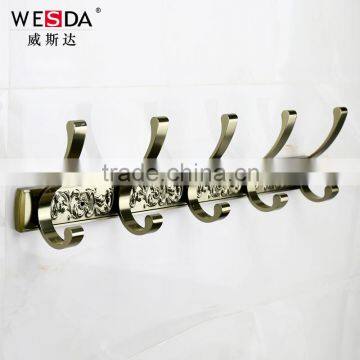Chaoan WESDA 2016 Ombre Hollow Out Creative the Color Coat Hanger Door Hook Hang the Space That Defend Bath Aluminum D098 photo-3