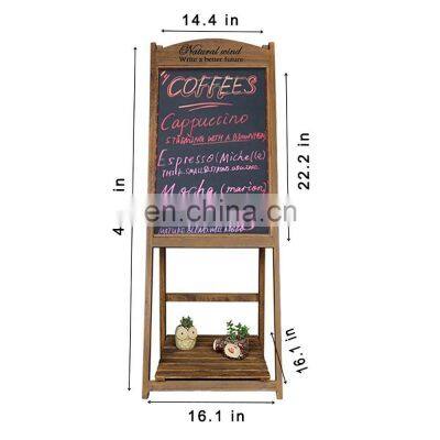 LED Glass Surface Wooden Blackboard photo-4