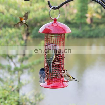 Favorable Price Cheap Top Selling Hanging Mesh Metal Tube Tree Face Bird Feeder