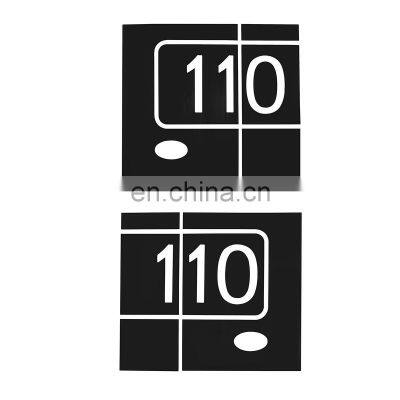 Auto parts 20-21 for Land Rover Defender Rear Door Window [110] Sticker 1 Piece Set Black