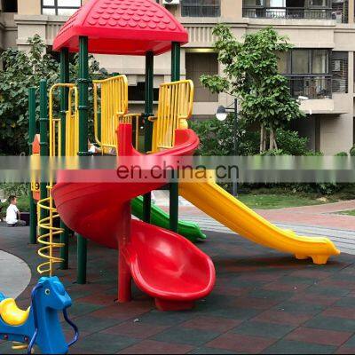 Outdoor gym floor tiles playground rubber tiles 30 mm