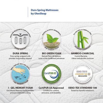OEM&ODM Latex Mattress Pocket Foam Mattress Customized Compressed Bed Mattress