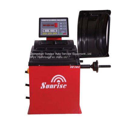 SUNRISE SR308 Full Automatic Wheel Balancing Machine With Protect Cover photo-4