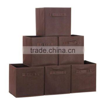 Non-woven Fabric Foldable Storage Box Bin Cube Basket