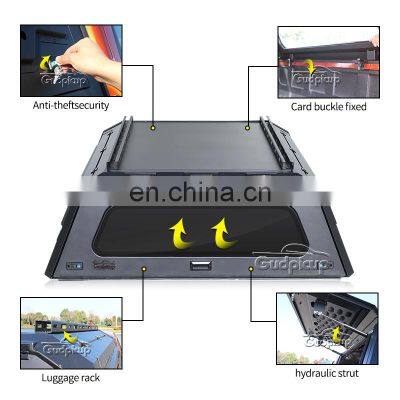 4x4 Pick Up Lightweight Steel Pickup Truck Canopy Topper Camper for Toyota Hilux Ford Ranger F150 Dmax