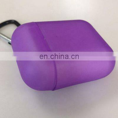 Wholesale Cheap Price Soft Protective Cover Case Tpu for Airpods Transparentes Tpu Shockproof With Carabiner photo-3