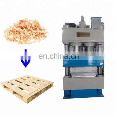 wood pallet  making machine/sawdust shaving pallet press machine