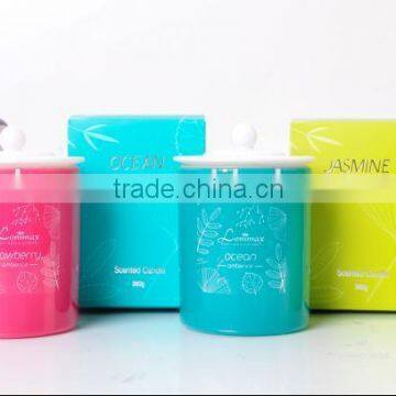 360G Scented Candle With Glass Jar ,Home Decorative Wax Candle, Gift Set SA-1906
