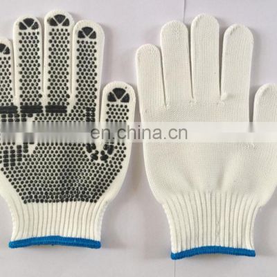 10gauge PVC Dotted Heat Proof dotted cotton  high quality  safety Gloves