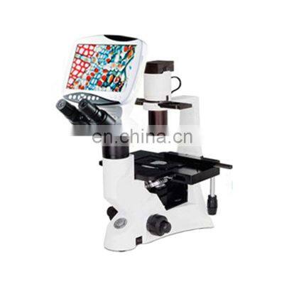 DMS-651 cells observation compound Digital LCD Inverted biological microscope with best price