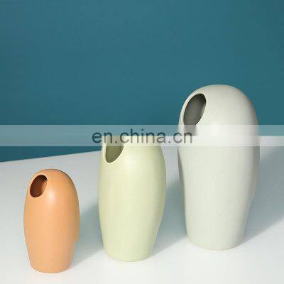ENO New Creative Nordic Modern Simple Face Ceramic Vase photo-5