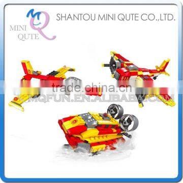 Mini Qute DIY Fire fighting truck vehicle center action figures plastic cube building blocks bricks educational toy NO.25618