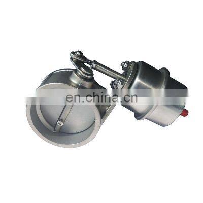 Stainless Steel 2.5 inch Exhaust Control Valve Actuator Closed Style Vacuum Activated Exhaust Cutout 63mm