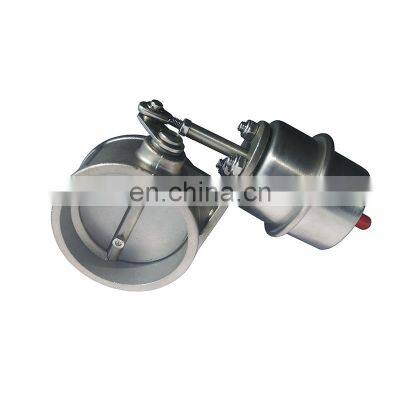 Stainless Steel 2.5 Inch Exhaust Control Valve Actuator Closed Style Vacuum Activated Exhaust Cutout 63mm
