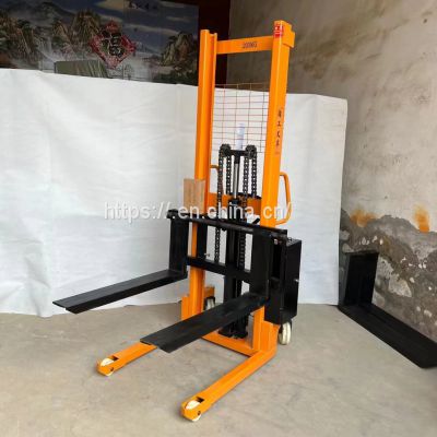 manual door frame pallet stacker